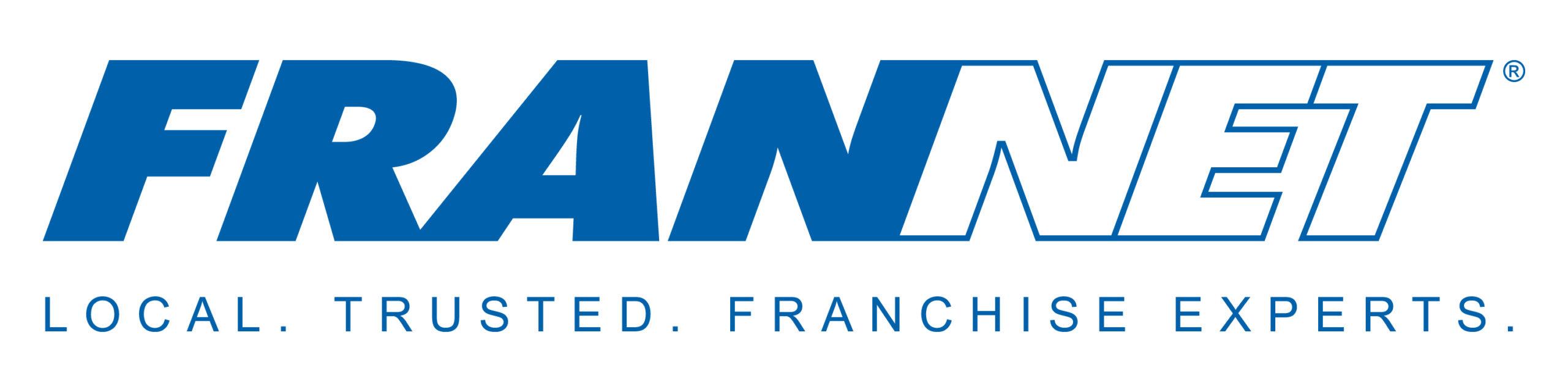 Blue and White FranNet Logo